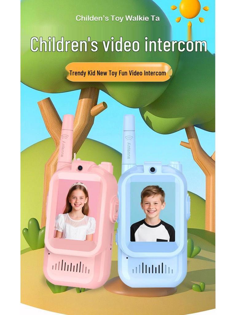 Детская HD беспроводная видеоняня с цветным экраном и большим радиусом действия