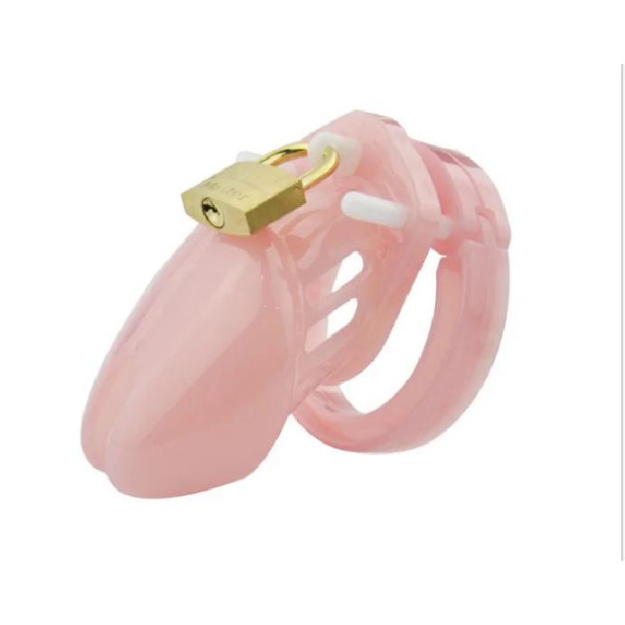 Маленькая/стандартная мужская клетка верности, секс-игрушки, устройство целомудрия, эротическая клетка для члена с кольцом против падения, кольца 5 размеров, латунный замок с замком