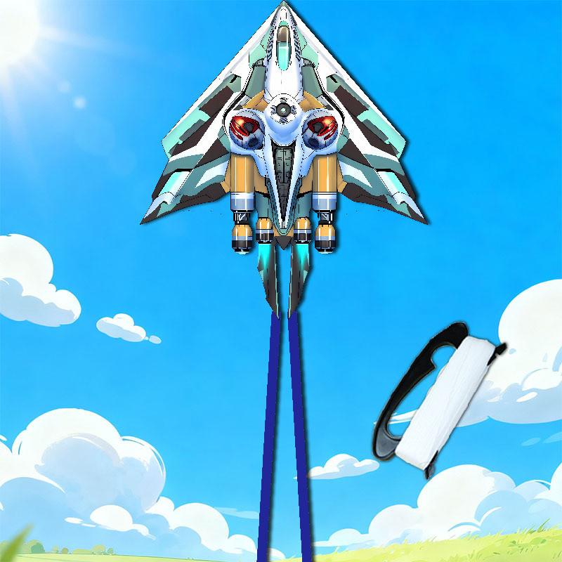 Modern Aircraft Kite With Mechanical Craft For Travel And Party Celebrations