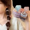 8pcs/Set Cute Hair Ring Basic Hair Rope Set Hair Tie Colorful Hair Scrunchies Rubber Band  Daily