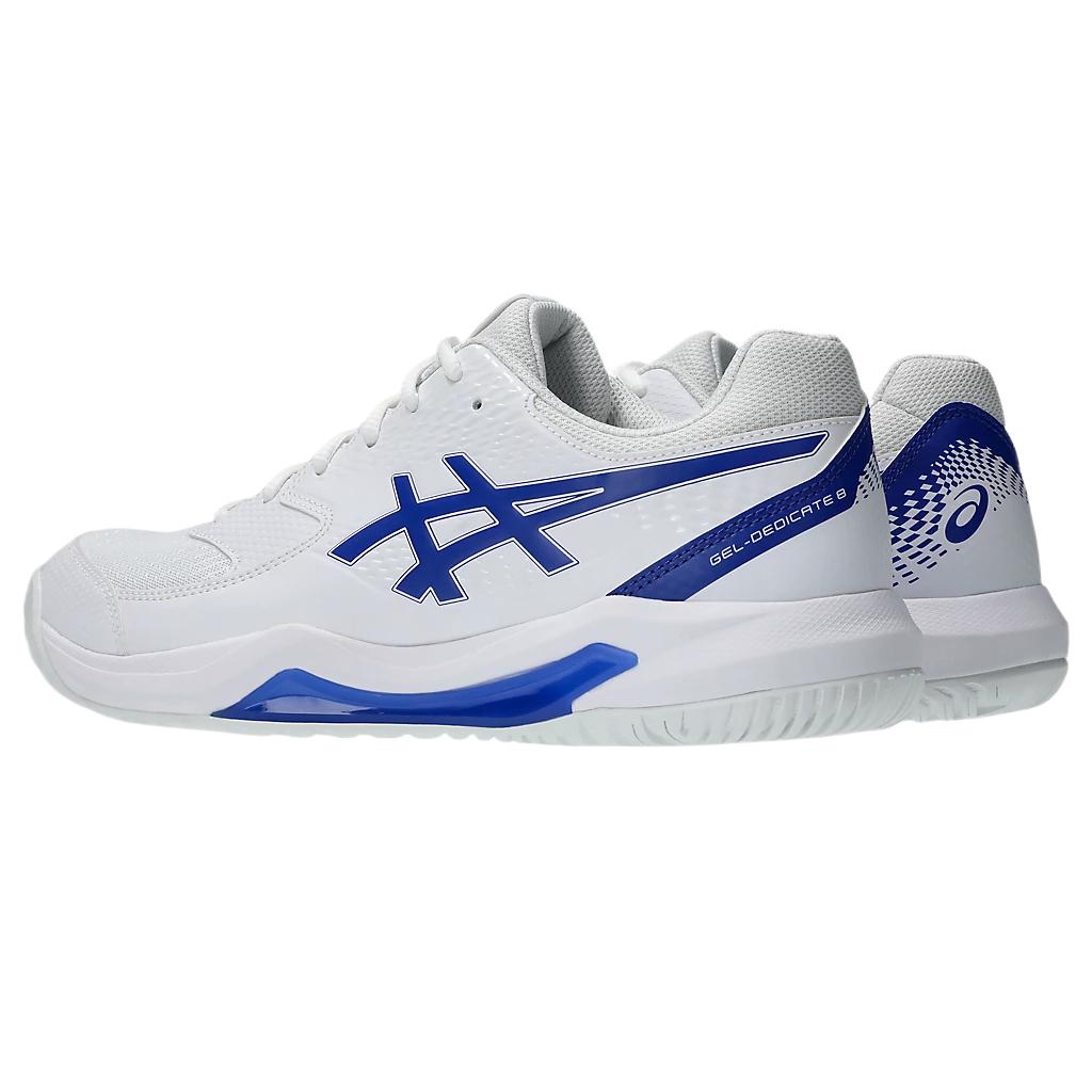 Asics Гель Dedicate 8 Кроссовки для тенниса с низким верхом Мужские белые кроссовки 1041A408-106