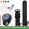 Модифицированный нейлоновый холщовый ремешок для часов Casio PROTREK серия альпинистских часов 5480 PRW-7000/7000FC аксессуары для мужчин