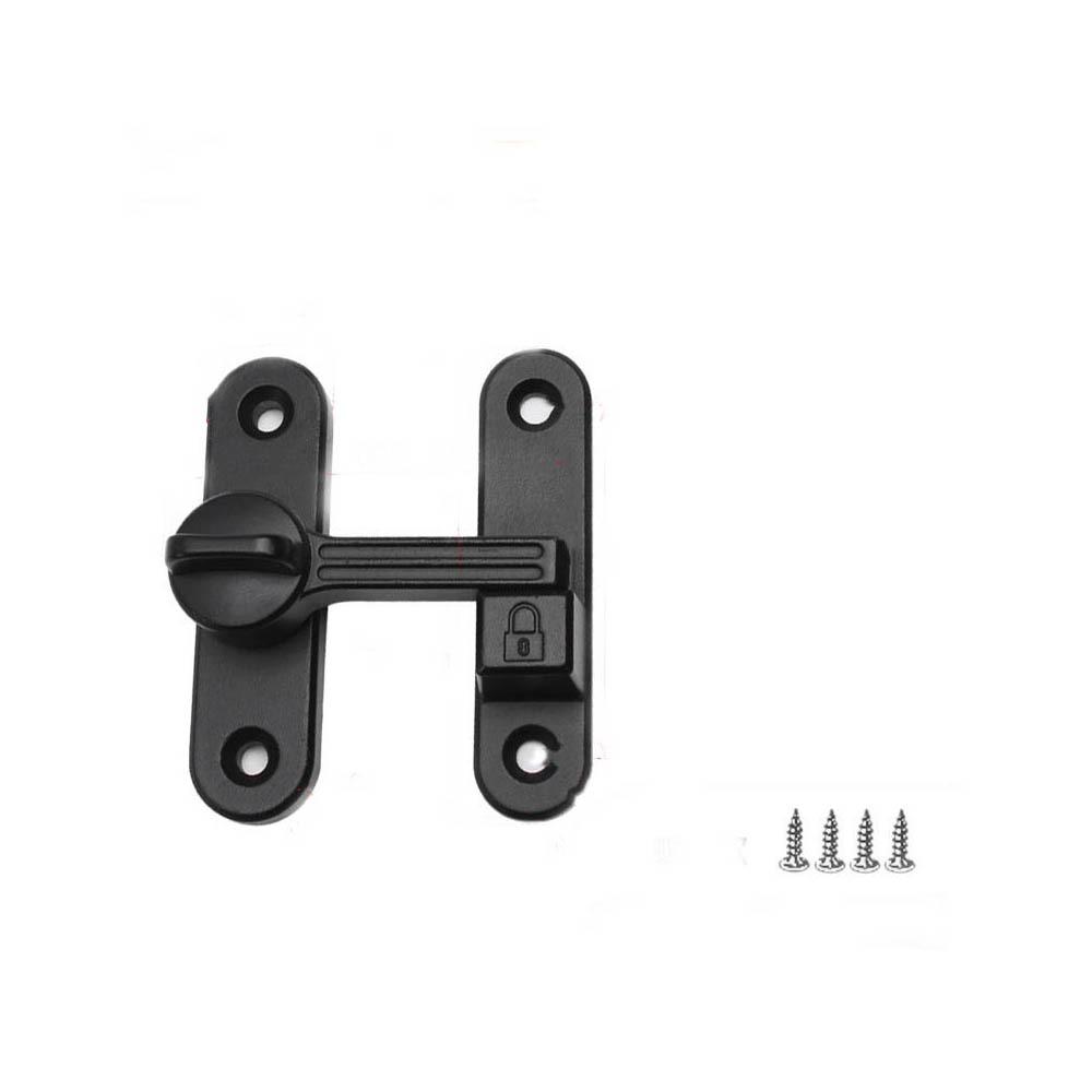 90/180 Degree Sliding Door Lock Zinc Zinc Zinc Alloy Door Catch Bolt Protable Door Hasps Window