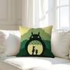 Anime M-My Neighbor Totoro Pillow Case Removable Washable Cushion Cover – All-Season Soft Linen