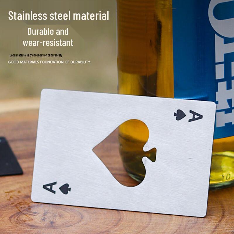 Ace of Spades Card Multitool Bottle Opener