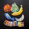 50/100/200pcs Random Color Colored Glass Mosaic DIY Decoration Art Area Painting Materials Modern Art Style Mosaic Glass Sheet No Adhesive Backing