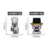Baking Bad Cook Enamel Pins Custom TV Character Chemistry Teacher Brooches Lapel Badges Jewelry Gift for Fans Friends
