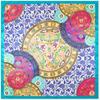 New Oil Painting Floral Print Women Silk Scarf Large Square Scarves Female Bandana Fashion Ladies Hijab Kerchief Scarves