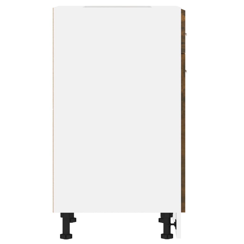 vidaXL Unterschrank mit Schublade Lyon Räuchereiche 50x46x81,5 cm