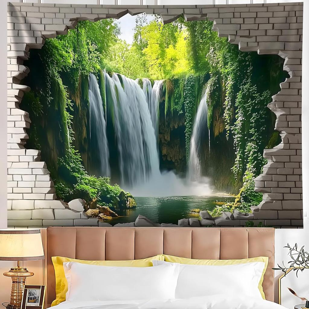 Tapestry for Bedroom Landscape Wall Hanging Tapestries Nature Scenery Tapestry for Home Office Dorm Indoor and Outdoor Decoratio