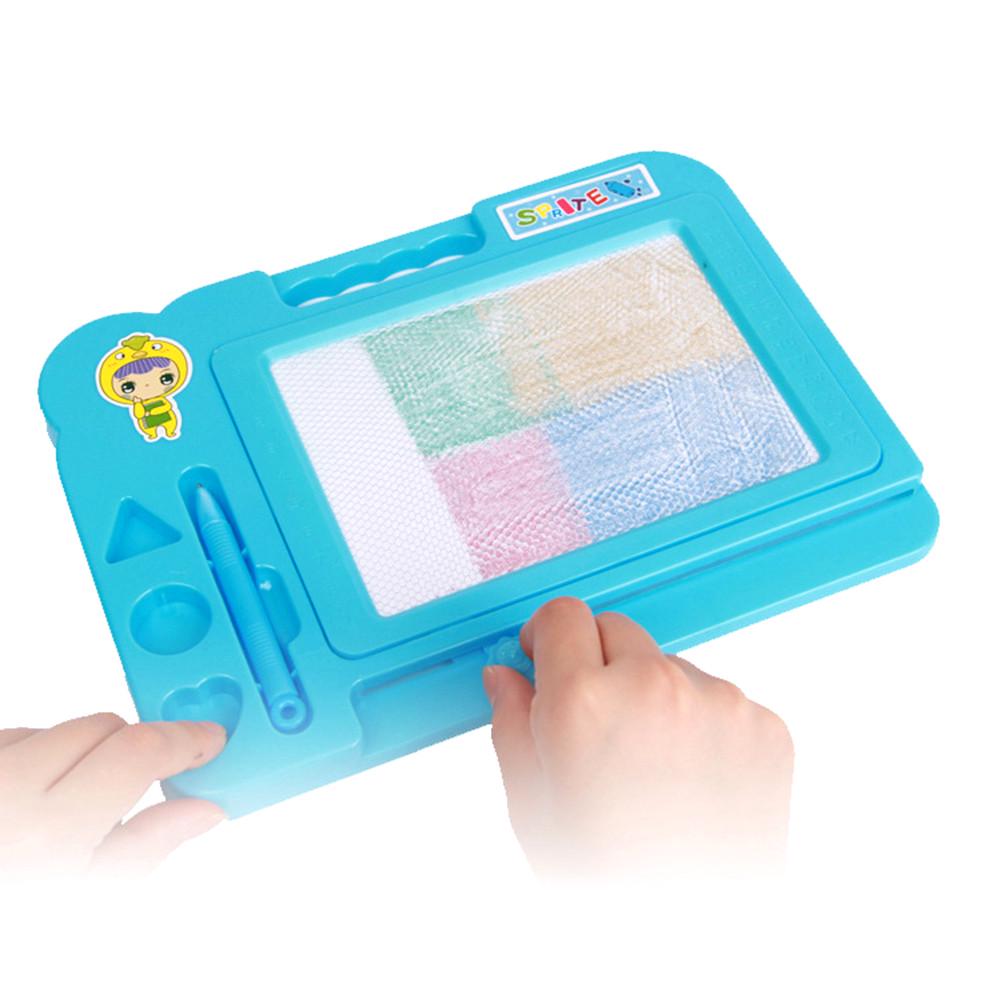1x Kids Magnetic Drawing Board Sketch Pad Doodle Writing Painting Graffiti Educational Toys Random C