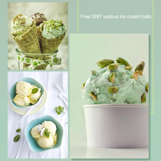 Ложка для мороженого с толстой ручкой, пищевая, антипригарная, антифризная, многофункциональная ложка, кухонная утварь, алюминиевый сплав, ложка для арбуза, десерт