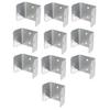Fence Panel Clips Galvanized Steel Clips High Compatibility