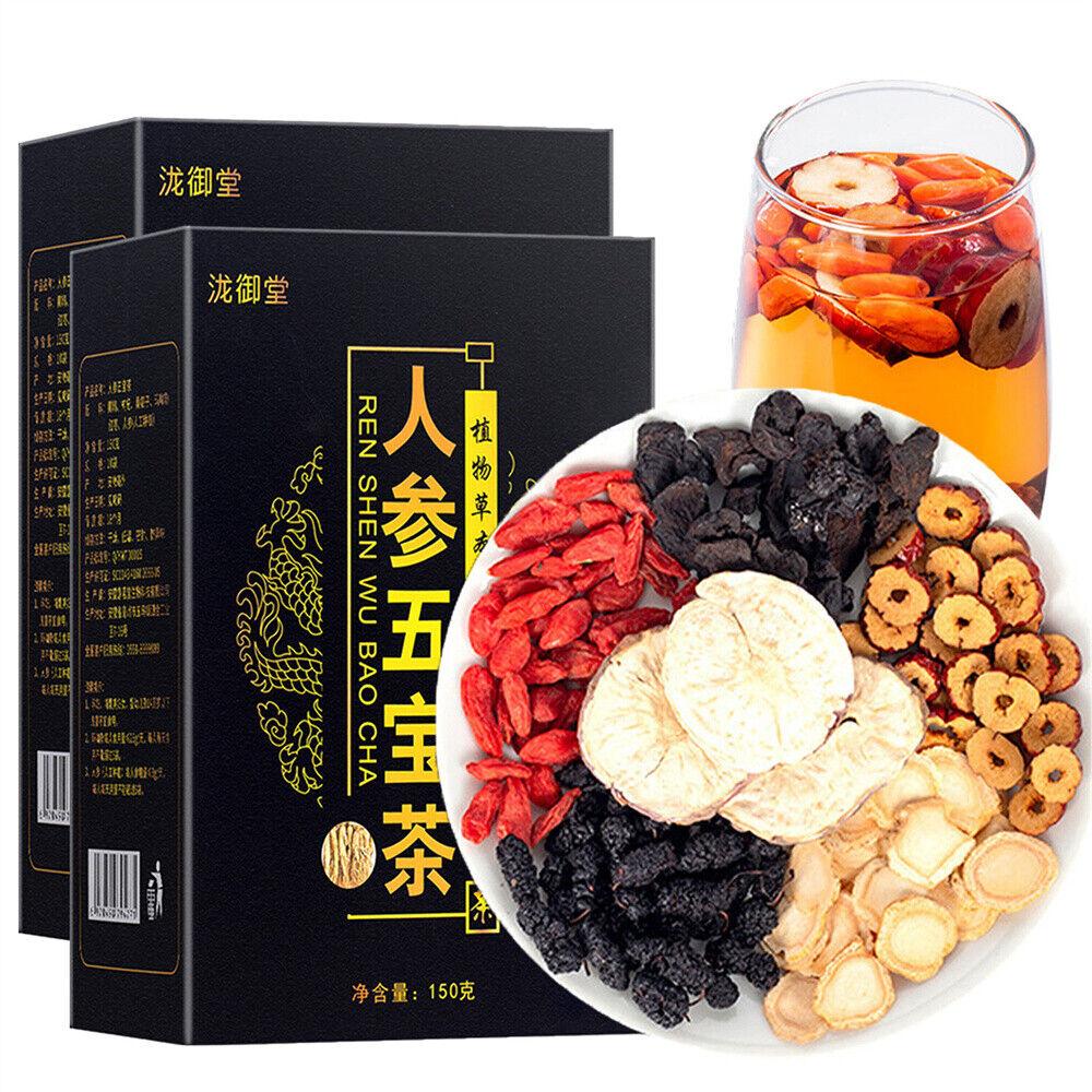 Формула чая для почек Ginseng Six Treasure Tea, Почечный чай, полезный травяной чай