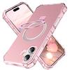 For iPhone 16 Plus Case Small Wavy Edge Compatible with MagSafe Anti-Drop PC+TPU Phone Cover