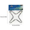 Stainless Steel Holder Gas Cooker Support Rack Camping Iron Stove Ring Heat Diffuser Small Pot Stand For Kitchen Cooking