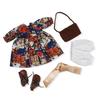 BlissfulPixie Одежда для куклы Вальдорф ручной работы 30 см Набор одежды в красивой коробке Рождественский подарок на день рождения для девочек - Аксессуары для одежды Оливии