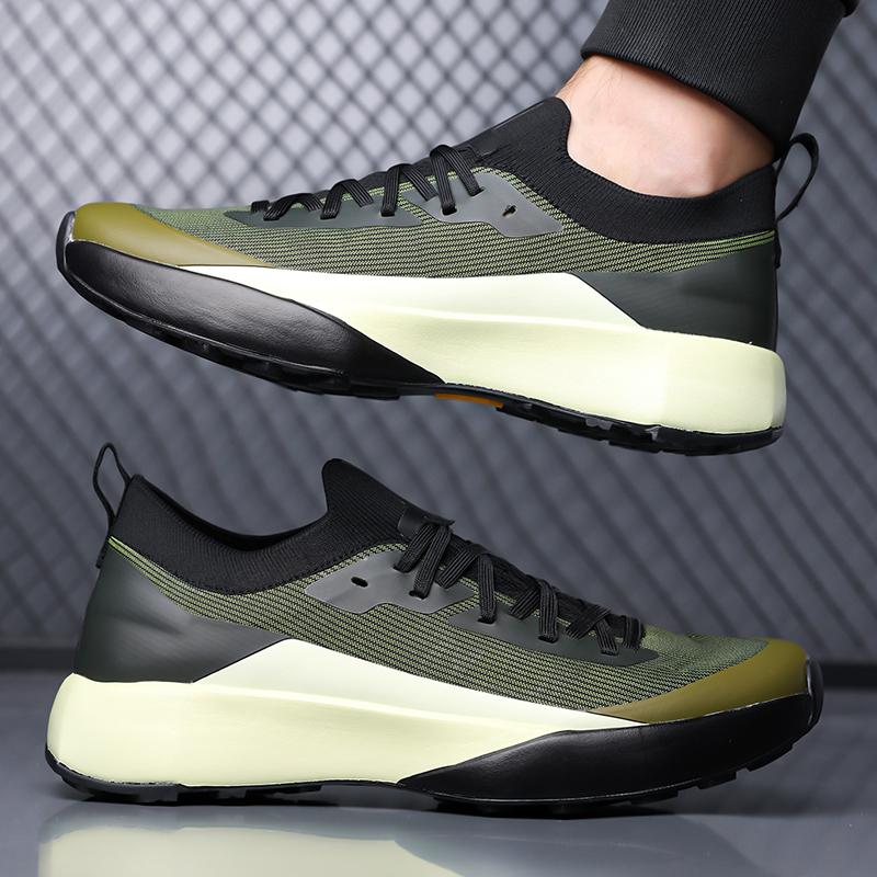 Летние мужские сетчатые кроссовки новые Легкие прогулочные кроссовки Дышащие кроссовки Нескользящие повседневные спортивные кроссовки для мужчин