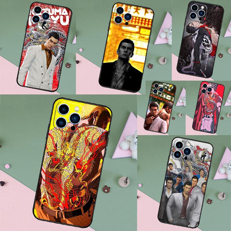 Игровой чехол Yakuza 0 для iPhone 17 Pro Max 15 14 13 12 11 16 Pro Max Plus 12 13 Mini 16e 17 Air Задняя крышка