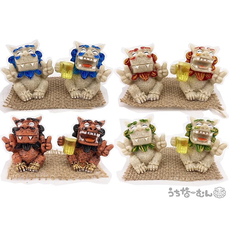 Сувениры из Окинавы сувенир shisa orion пиво смех фигурка мини вход пара лев украшение интерьера удача разные товары фэн-шуй