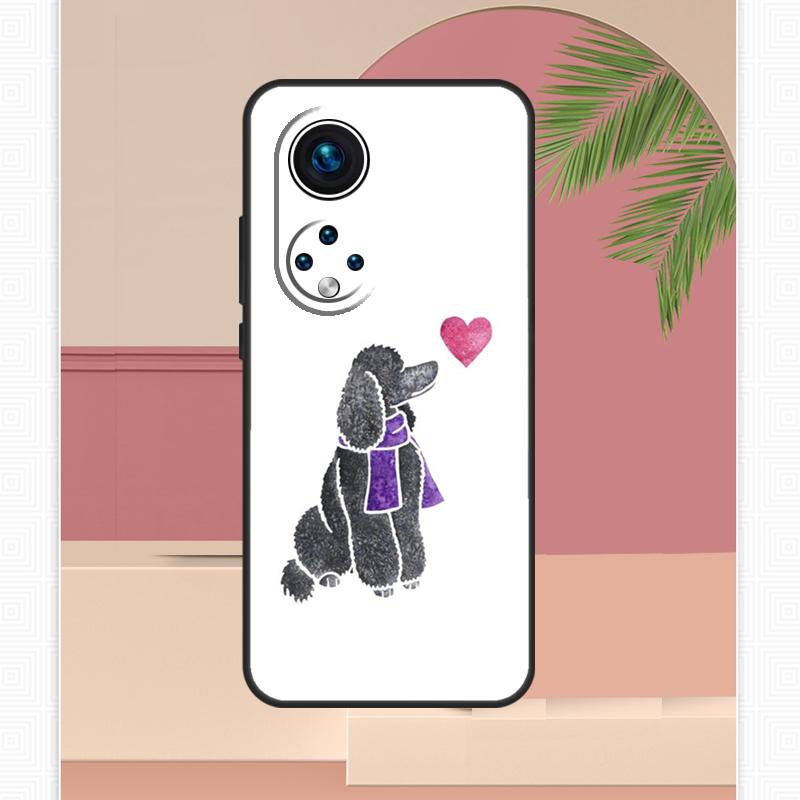 Cartoon Poodle Dog Case For Honor Magic 7 Lite 5 6 8 Pro Honor 400 200 X9c X9b X9a X8b X8a X8c 50 70 90 Cover