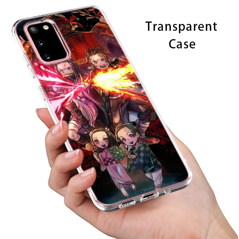 Demon Slayer Kimetsu No Yaiba For Samsung Galaxy S22 Pro S21 S20 FE Ultra S10 S10E Lite S9 S8 Plus S7 S6 Edge Soft Phone Case