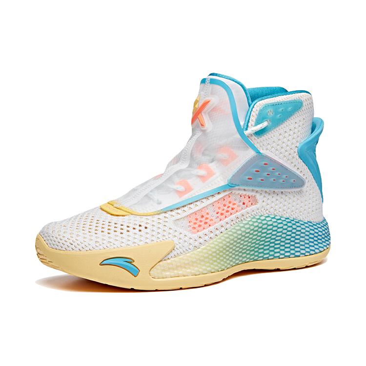 Anta KT5 Удобная амортизация, Износостойкая амортизация, Устойчивые к истиранию Высокие Баскетбольные кроссовки Мужские 112021101-1