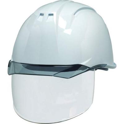 Каска DIC с прозрачным козырьком KP (со Щитом) AA11EVO-CS Белый/Дымчатый