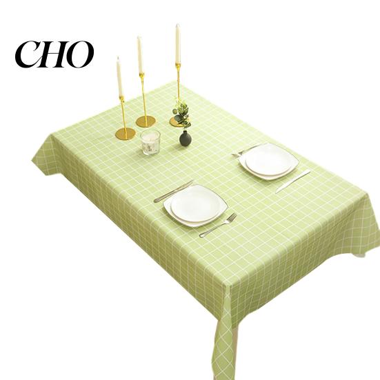 Outdoor Picnic Tablecloth Rectangular Tablecloth, Plastic Plaid Waterproof Stain-Resistant Table Soup-proof Cover for Dining Camping Modern Home