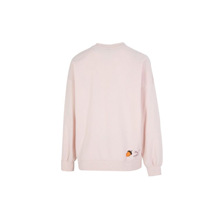 Puma Женский свитшот Ff Bubble Sleeve Crew With Logo Розовый 538779-48