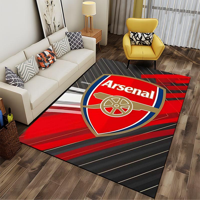 Arsenal Logo Red Carpet Design suitable as a non-slip mat for the living room or bedroom sofa