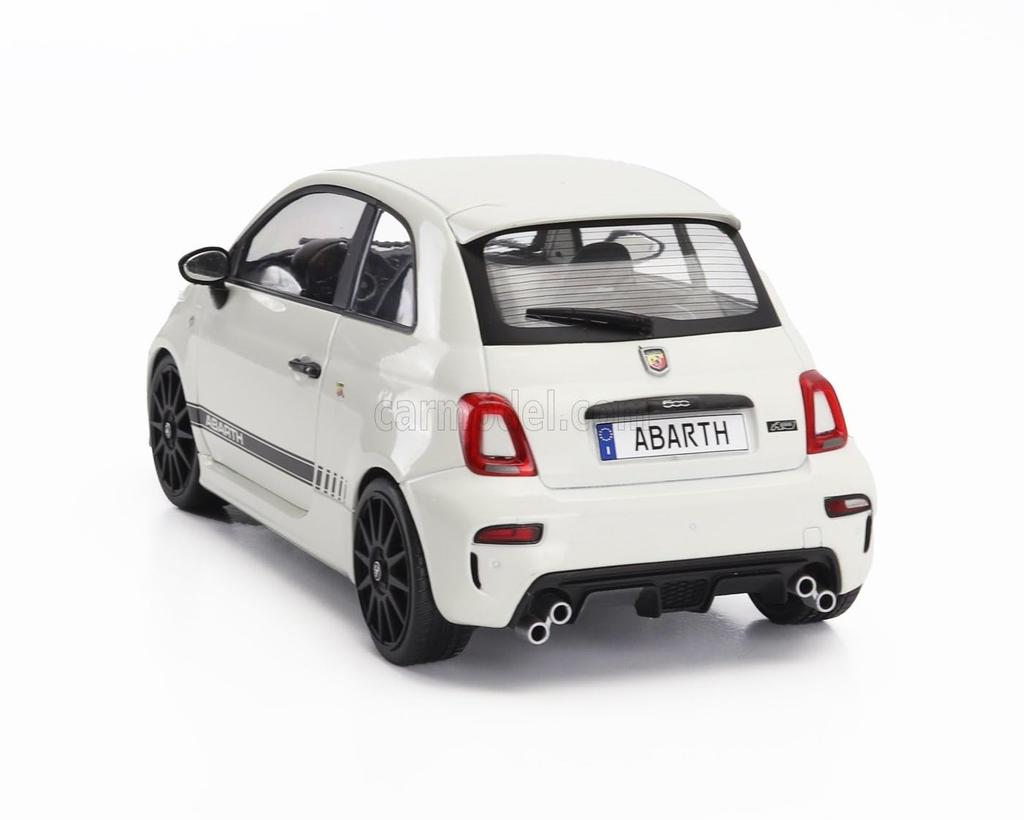 Мини-автомобиль FIAT 500 ABARTH SOLIDO FIAT NUOVA 500 ABARTH 595 2022 БЕЛЫЙ ЧЕРНЫЙ 1811301 1/18 1/18 [Товар]