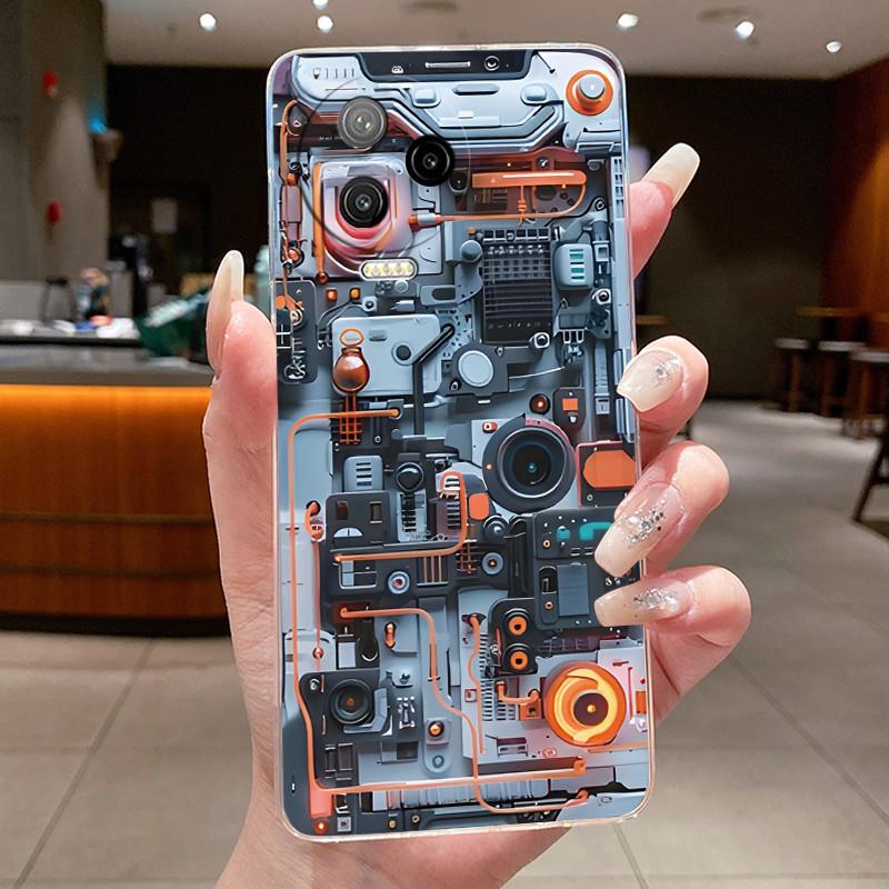 Чехол для Infinix Note 12 2023 X676C Note 12 Pro 4G X676B Роскошный Дракон Милый Крутой Для Мальчиков Девочек Прозрачный Чехол для Телефона Задняя Крышка
