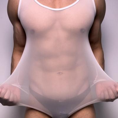 Дышащие прозрачные унисекс-боди для живота и груди, мужские утягивающие сексуальные колготки