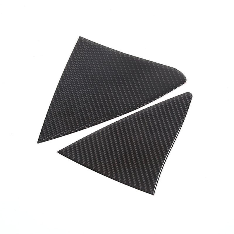 Для Subaru Forester 2013-18 мягкое углеродное волокно, центральное управление приборной панелью автомобиля, обе стороны, накладка на панель, наклейки для автомобиля