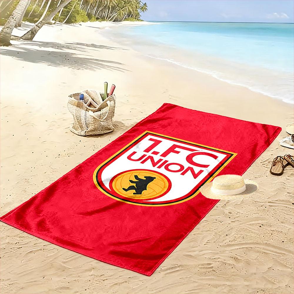 1. FC Union Logo Towel Design A must-have beach towel for beach travel