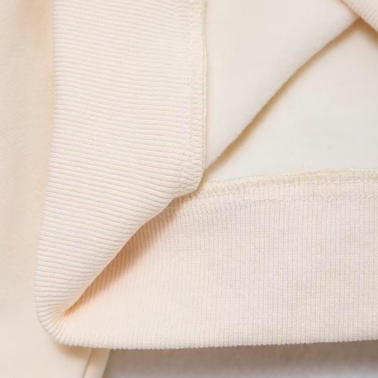 Женский свитер с длинным рукавом и круглым вырезом, свободный повседневный свитшот с вышитым текстом