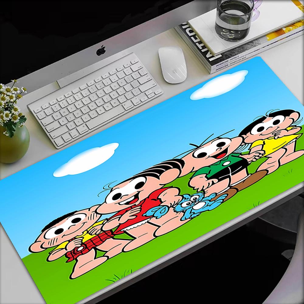 Turma da Mônica Theme Mouse Pad, Non Slip Rubber Base, Multifunctional Office & Home Decor, Perfect for Workspace Personalization.