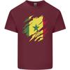 Torn Senegal Flag Senegalese Day Football Unisexs Light Cotton TShirt