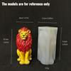 3D Lion Silicone Candle Mold for DIY Aromatherapy Handmade Soap Resin Crafting Animal Plaster Ornament Home Decor Mould