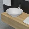 VidaXL Bathroom Sink Ceramic White Bowl Shape Washbasin Handbasin 140706