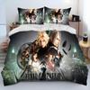 Мультяшное одеяло и комплект постельного белья серии Final Fantasy Размер King Queen Подушка Наволочка