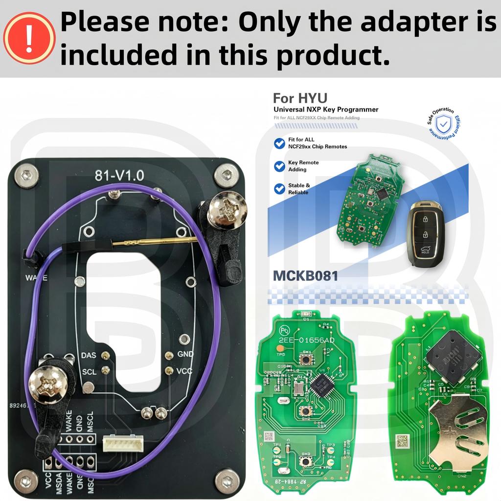 Adapter 76-90 for Honda,Hyundai,Chery,Changan keys. Compatible with NXP Killer,VVDI,Xhorse,KD & others for chip programming