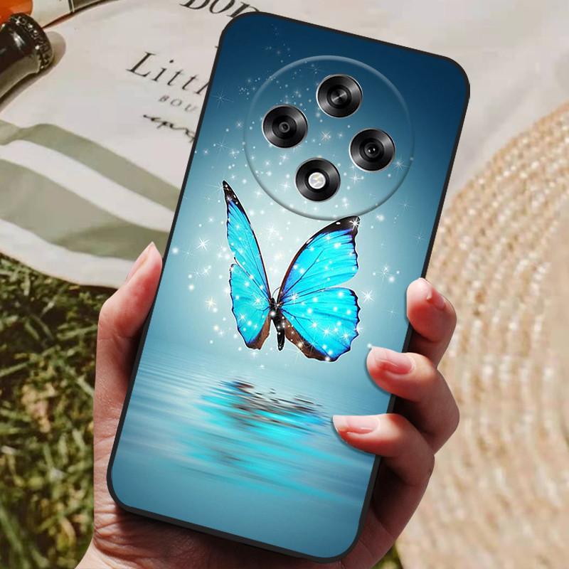 Для чехла Oppo Reno 12F Reno12 FS Роскошный расписной телефон Силиконовая задняя крышка Для Oppo Reno12 F 5G FS Чехлы Защитная оболочка Capas