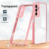 KEYSION Противоударный прозрачный чехол для Samsung M14 5G A24 A14, прозрачный силиконовый чехол из ТПУ + задняя крышка для телефона из ПК для Galaxy A24 4G M14 5G