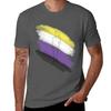 Nonbinary Pride Tshirt Minimalist Casual Short Sleeve Top