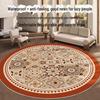 Ретро-американский круглый ковер - бархат с защитой от грязи на осень/зиму для гостиных, спален и гардеробных