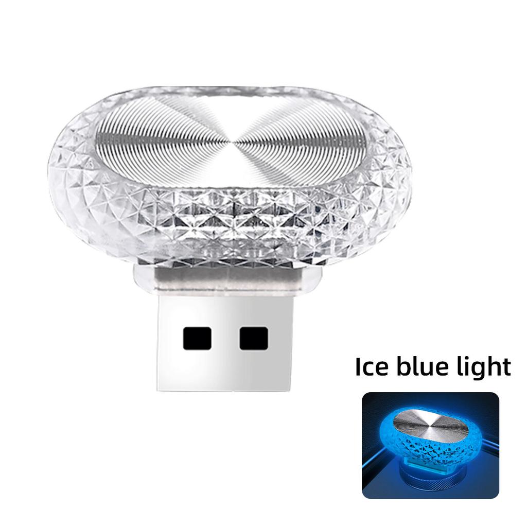 1/2/4pcs Car Interior Light LED Ambient Light Mini USB Decoration Light Environment Light RGB Color Car Accessories With Type-C