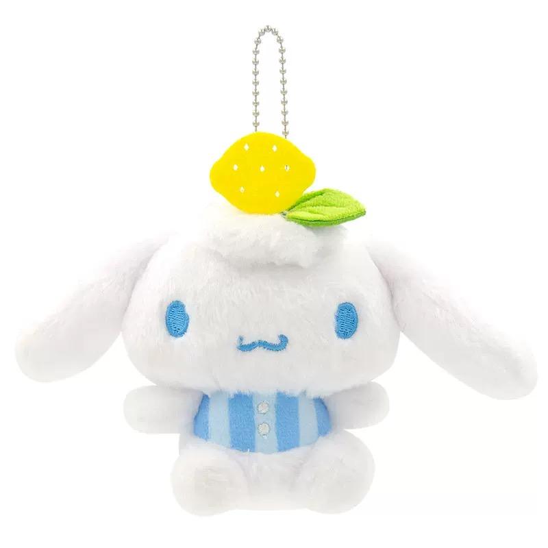 Hangyodon Kuromi Melody Pachacoo Cinnamoroll Stuffed Plush Toys Pendant Cute KT Keyring Anime Keychain Christmas Gift