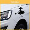 Broom Halloween Black Riding Witch Decoration Paste Painting For Wall Car And